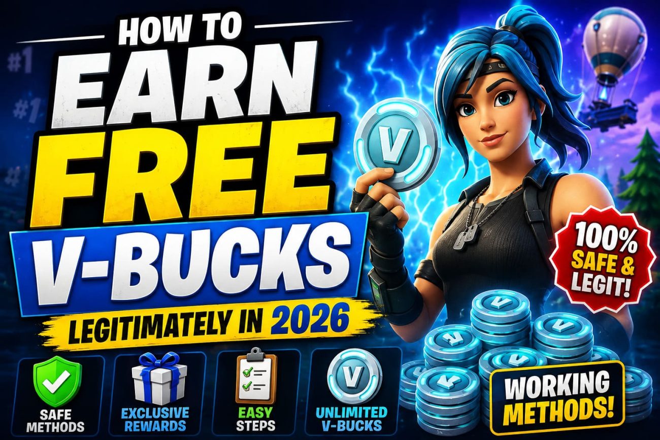 How to Earn Free V-Bucks Legitimately in 2026