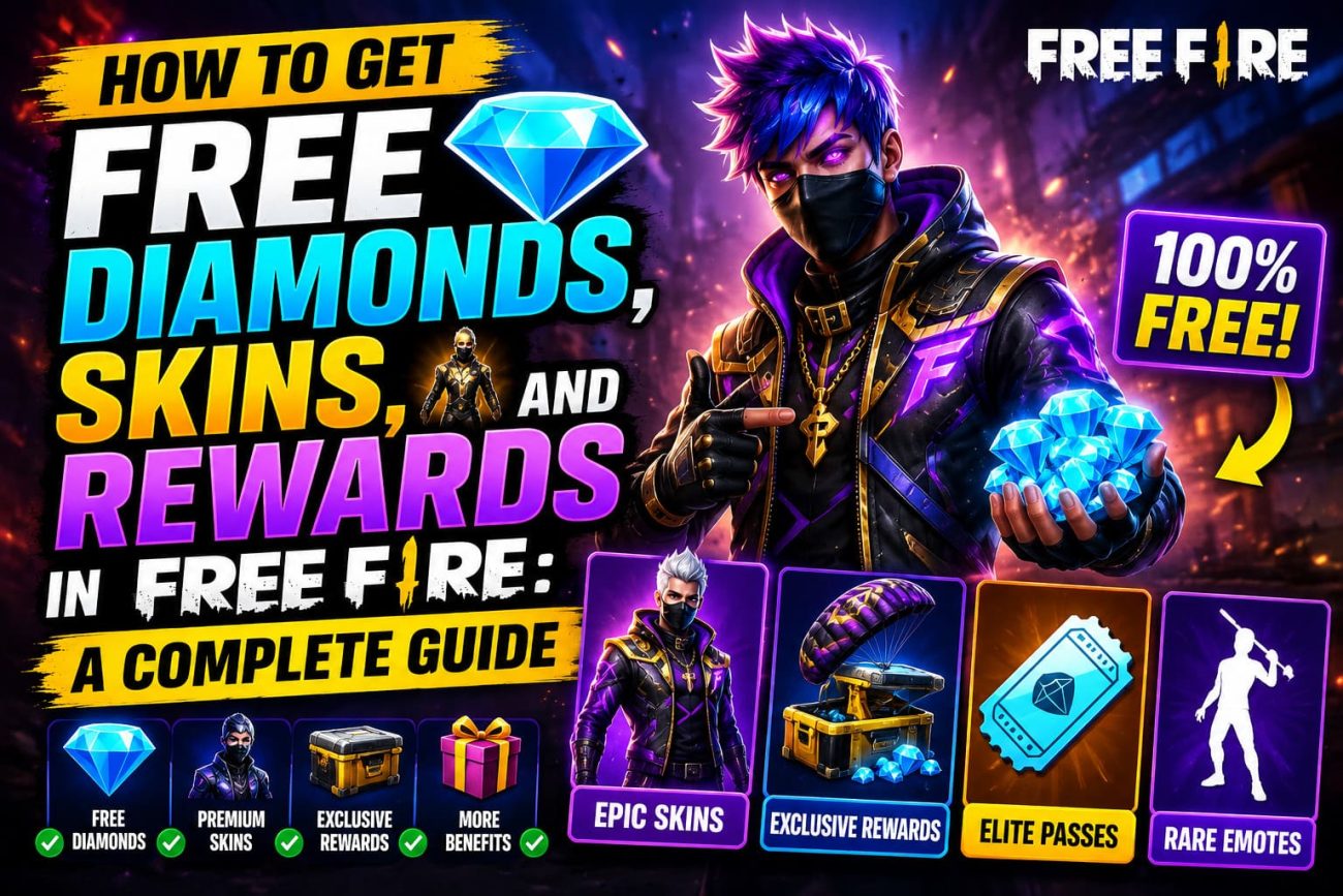 How to Get Free Diamonds, Skins, and Rewards in Free Fire