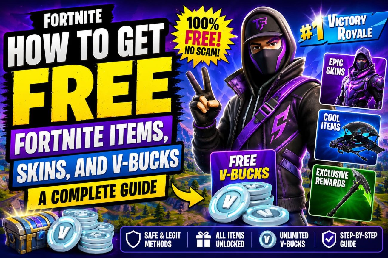 How to Get Free Fortnite Items, Skins, and V-Bucks: A Complete Guide