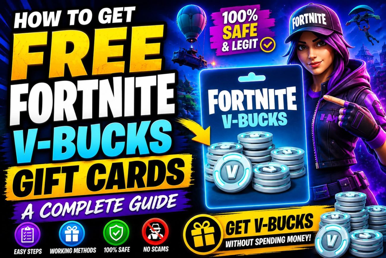 How to Get Free Fortnite V-Bucks Gift Cards: A Complete Guide