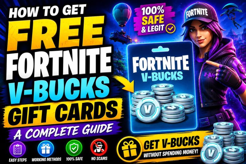 How to Get Free Fortnite V-Bucks Gift Cards: A Complete Guide