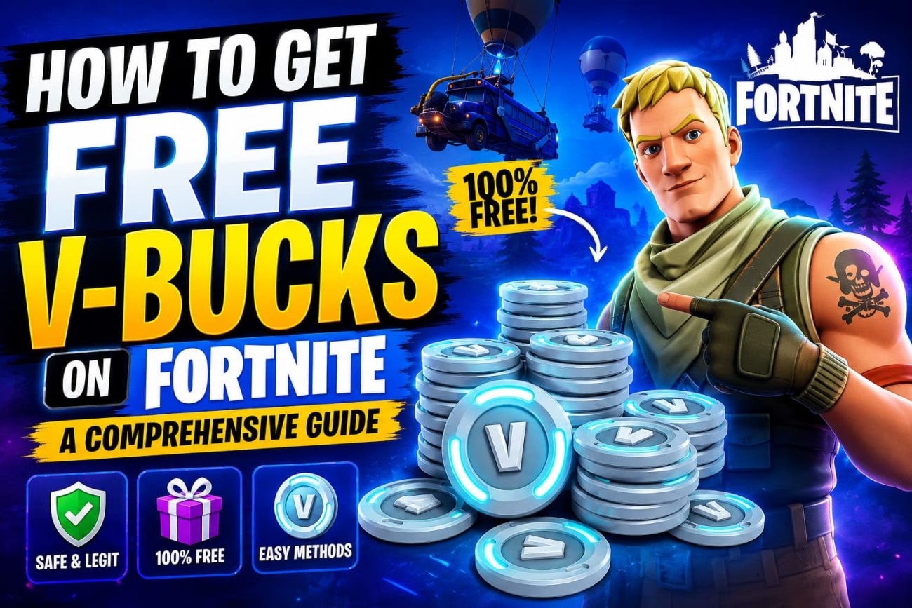 How to Get Free V-Bucks On Fortnite: A Comprehensive Guide